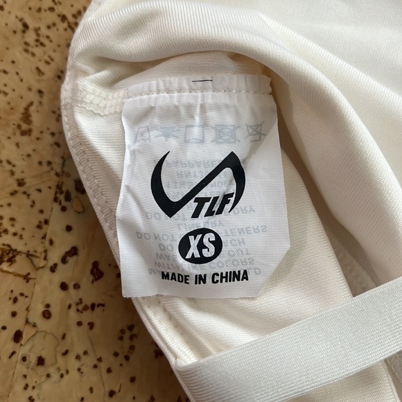 Tlf White Strappy Sports Bra - Picture 6 of 8